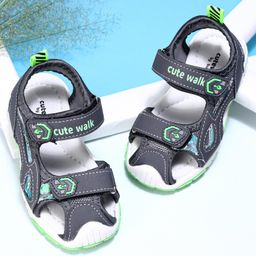 Cute Walk by Babyhug Sandals - Grey-picture-47