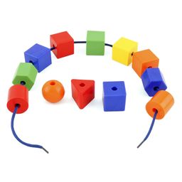 Little Finger Beads Play Lacing Pack of 48 - Multicolour-16