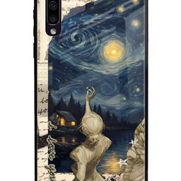 QRIOH Quirky Printed Samsung Galaxy A70 Back Case Mobile Accessories-picture-1