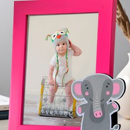 Art Street Pink & Grey 1 Pieces MDF Table Photo Frames-3