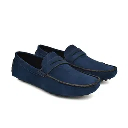 FOGGY Men Textured Suede Loafers-image-45