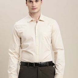 Turtle Men Standard Slim Fit Textured Spread Collar Cotton Casual Shirt-picture-8