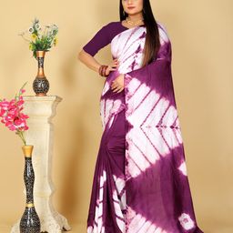 VRUNDA FASHIONTie and Dye Dyed Chanderi Saree-image-71
