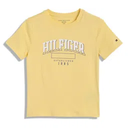 Tommy Hilfiger Boys Typography Printed Round Neck Cotton T-shirt-image-38