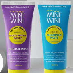 MINIWINI Set Of 2 English Rose Body Wash With Shampoo Paste - 100 g Each-image-35