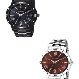 TARIDO Men Pack Of 2 Bracelet Style Straps Analogue Watch TD_COMBO WATCH NSM-15-image-32