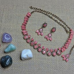 VATSALYA CREATION pink Elegant jewellery set-picture-20