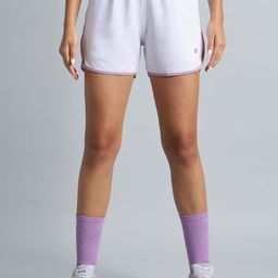 CULT Women Colourblocked Printed High-Rise Training or Gym Sports Shorts-13
