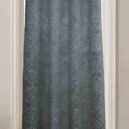 IVAZA Grey Velvet Window Curtains-image-51