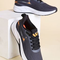 Columbus Men Mesh Running Lace-Ups Non-Marking Shoes-27
