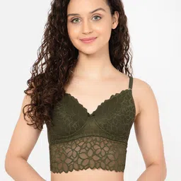 Clovia Full Coverage Lightly Padded Underwired Bralette Bra-13