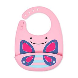 Skip Hop Zoo Fold & Go Silicone Bib-4