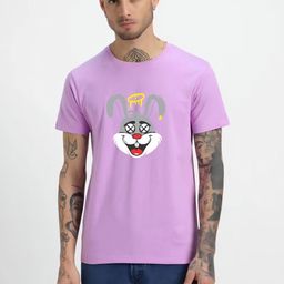 HESHA Typography Printed Round Neck Regular Fit Pure Cotton T-Shirt-image-67