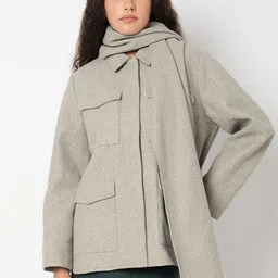 Vero Moda Women Spread Collar Trench Coat-image-39