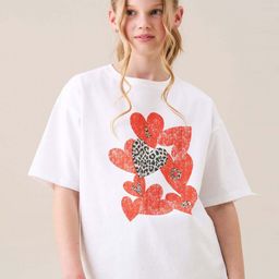 Angel & Rocket Girls Graphic Printed Round Neck Pure Cotton T-shirt-image-99