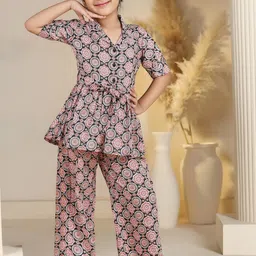 YK Girls All Over Printed Clothing Set-picture-38
