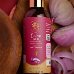 Kaaya Natural Onion Hair Oil For Hair Growth & Cure Damage Hair- 100 ml-26