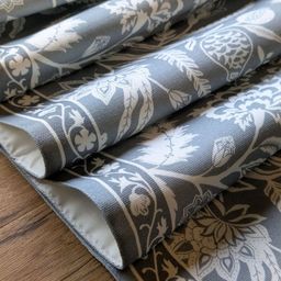 Peepul Tree Grey & White Floral Printed Table Runner image 4
