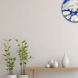 THE QUIRKY HOME A Sky Full of Dreams Blue & White Printed Ceramic Decorative Wall Plate-image-67