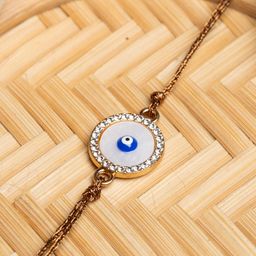 Look and Adorn Unisex Blue Evil Eye Rakhi-image-47