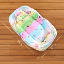 Babyhug Cotton Bedding Set with Mosquito Net Parkland Print - Multicolor image 3