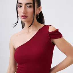 SZN Women One Shoulder Crop Top-picture-33
