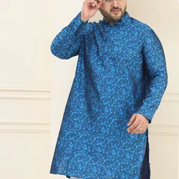 SOJANYA PLUS Men Geometric Kurta-image-65