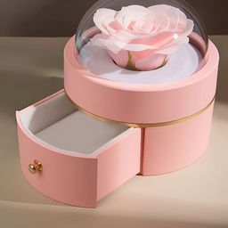 Peora Pink Set of 1 Regular Jewellery Organiser Organisers-18