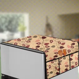 The Furnishing Tree Yellow Printed Refrigerator Cover-picture-2