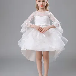 JC SPARKLE Embroidered Fit & Flare Midi Party Wear Dress-image-70
