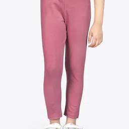 ariel Girls Pure Cotton Ankle Length Leggings-picture-34
