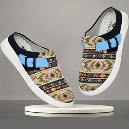 VATELIO Men Blue Mesh Casual Shoes-picture-10