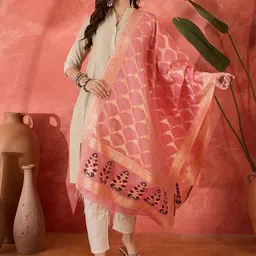 Sangria Zari Woven Design Dupatta-picture-38