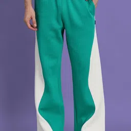 PockMAN Men Colourblocked Antimicrobial Mid-Rise Relaxed Fit Track Pants-picture-48