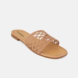 Rubeezz Women Party Open Toe Flats with Bows-picture-0