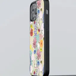 macmerise Floral Printed iPhone 13 Pro Back Case Mobile Accessories-picture-42