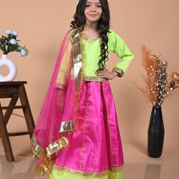itsmycostume Girls Ready to Wear Lehenga & Blouse With Dupatta-45