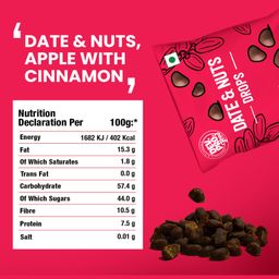Dev. Pro. Date & Nuts Drops Apple Cinnamon With Fiber Coating Pack of 5 - 40 gm Each image 4