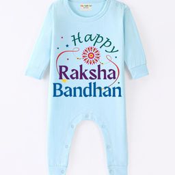 BLUSHES Infants Ganesh Chaturthi Printed Pure Cotton Round Neck Romper-image-56