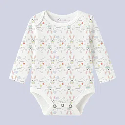 Moms Home Infants Printed Pure Organic Cotton Full Sleeves Bodysuit-image-101