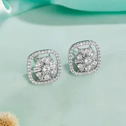 SARAF SILVERETZ 925 Sterling Silver Classic Studs Earrings-37