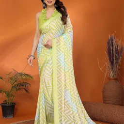 Moda Rapido Poly Georgette Saree-image-84