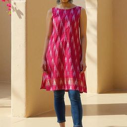 SZN Women Ethnic Motifs Printed Daily Cotton Straight Kurta-image-14