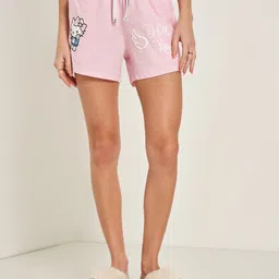 Dreamz by Pantaloons Women Mid-Rise Pure Cotton Lounge Shorts-image-99