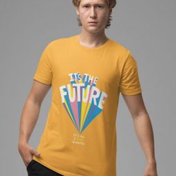 Black Collection Men Graphic Printed Round Neck Cotton T-shirt-image-109