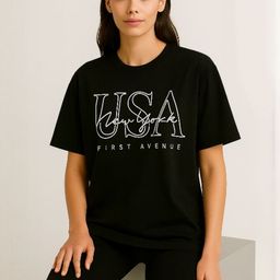 SZN Women Typography Printed T-shirt-picture-14