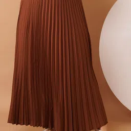 U&F Beyond Women Pleated Maxi Skirt-picture-39
