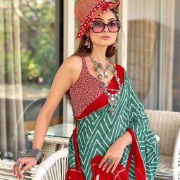 Pandadi Saree Block Print Sarees image 2