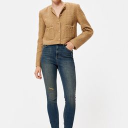 Koton Women Skinny Fit High-Rise Trousers-image-91