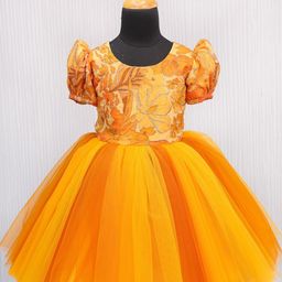 Li & Li Boutique Girls Puff Sleeve Fit & Flare Dress-image-99